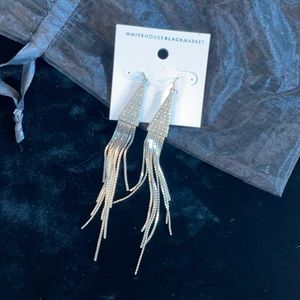 WHBM Silver Bling Earrings